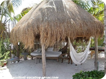 Costa Maya Tours Beach Hut at Maya Chan