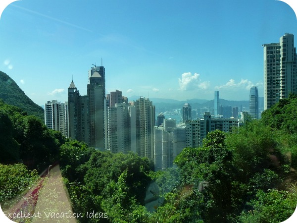 View from the Hong Kong Peak Tram