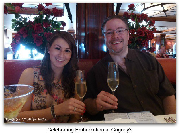 Cagney's on the Norwegian Pearl - Embarkation Lunch!
