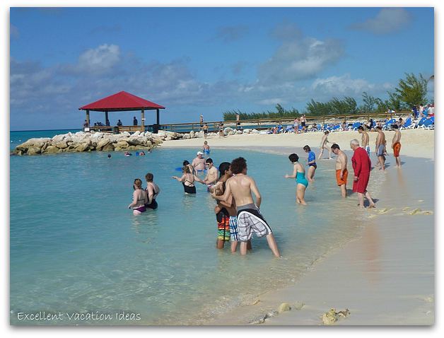 Princess Cays - hanging on the beach