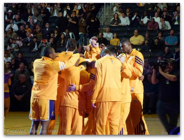 Lakers Game Huddle
