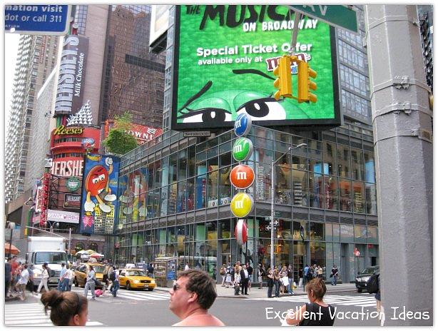 M&M store in Times Square New York