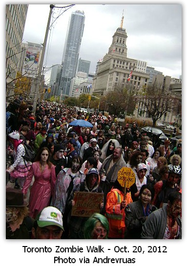 Halloween Events in Toronto - Zombie Walk