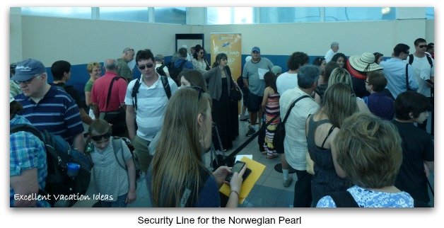 Norwegian Pearl Security Line