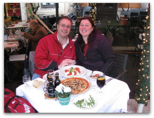 Romantic Travel Destination - Us in Rome at Christmas