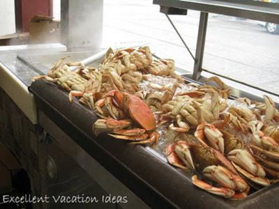 Yummy Crab at a Street Stall