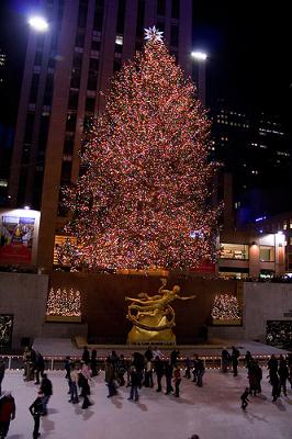 Rockefeller Center at Christmas Time