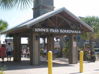 Johns Pass Boardwalk Entrance