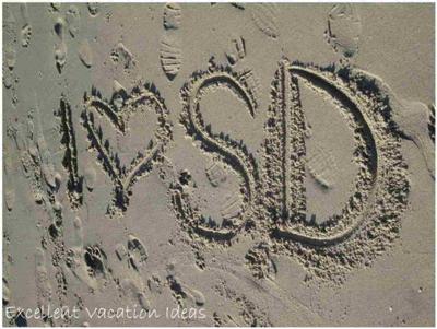 Playing in the sand