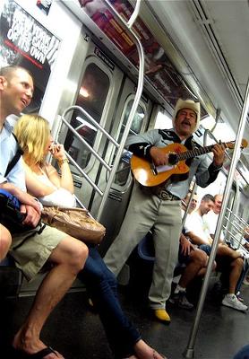 Buskers on the New York City Subway