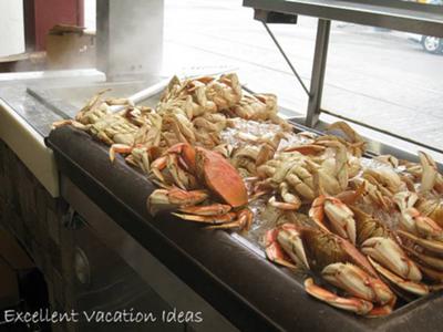 Yummy Crab at a Street Stall